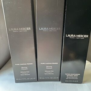 Laura Mercier Primer Set Blurring 2x + Tinted Moisturizer SPF NEW